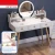 Import White Modern Concise 2 Drawer Rotation Removable Furniture Vanity Makeup Table Mirror Dressers from China