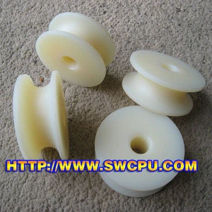 White Small Plastic Pulley for Sale