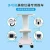 Import white trolley beauty salon cart trolley professional beauty trolley equipment from China