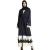 Import Wholesale 100% Polyester Abaya Muslim Women Wrap Long Dress Islamic Clothing from China