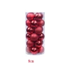 Wholesale 30-60mm mix color decor mini plastic christmas ornaments balls christmas baubles ornaments ball