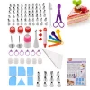 Wholesale baking accessories 100 PCS stainless steel cake decorative tools kit
