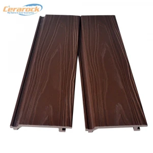 Wholesale Cerarock cheap deep embossed and wood grain wpc wall cladding 21-156