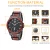 Import Wholesale China High Quality Black Ebony Red Wooden Watches Men Luxury Luminous Waterproof Stainless Steel Wood Watch from China