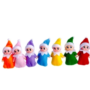 Wholesale Christmas elf Felt Doll Lovely Christmas Decoration Pvc Plush Toy Elf on Shelf Kawaii Kids Plush Toys