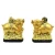Wholesale Crafts 4 inch Feng shui Golden Resin Animal Statue With Pig Pattern