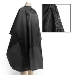 Wholesale custom printed  Professional Hair Salon Nylon/polyester Cape barber apron with Snap Closure