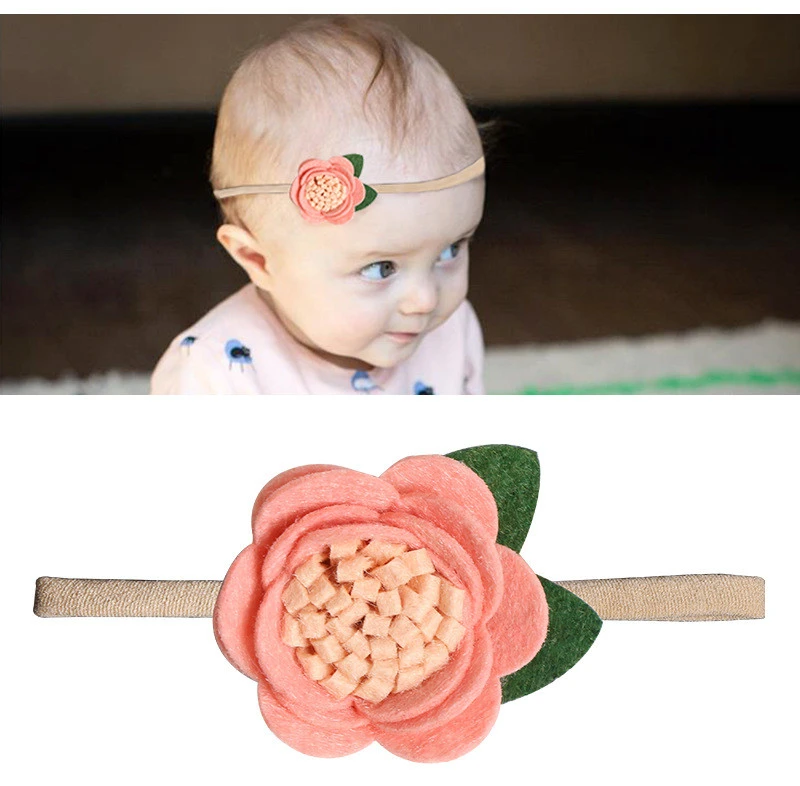 Wholesale customized children&#x27;s elastic hair belt and newborn hair belt props