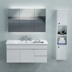 Wholesale Double Sink Big Bathroom Vanity Mdf Wall Hung Bathroom Furnitures