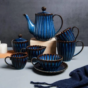 wholesale drinkware high quality ceramic mug tea pot sets coffee cup