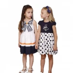 Wholesale fashion kids gown designs,baby frock cutting from China factory