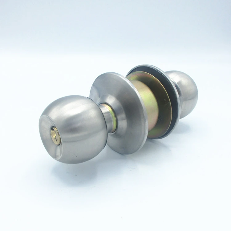 wholesale good quality ball lock brass cylinder normal key cheap price bathroom lock ball lock
