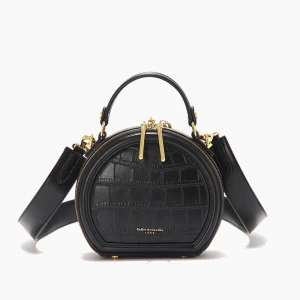 Wholesale high quality ladies round bag fashion pu leather bags for ladies crossbody handbags