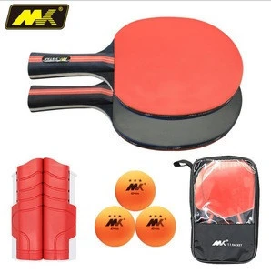 Wholesale High quality  Table tennis racket set with  portable table tennis post net