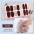 Import Wholesale Item Girls Korea 3D Nail Sticker Nail Wraps Sticker Decals from China