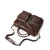 Import Wholesale Low Moq Handles For Handy Italian High Quality Leather Brown Briefcase Hand Bag 7212 from China
