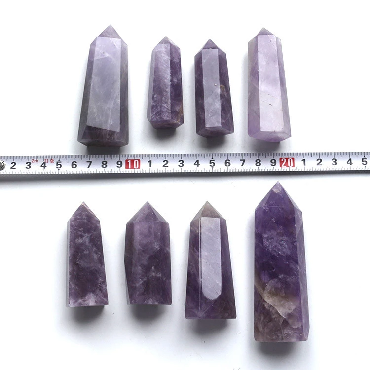 Wholesale natural black tourmaline / smoky / rose quartz / fluorite / amethyst crystal tower healing crystal point