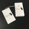 Wholesale personalized Paper Swing Garment Hang Tags For clothing