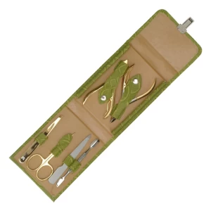 Wholesale Price Attractive Leather Case Nail Art Beauty Manicure Pedicure Set Kit For Travel Gift customized gift