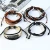 Import Wholesale Price DIY Leather Cuff Bracelets for men Promotion Gifts Fashionable Jewelry Accessory Stock Selling Handmade Bracelet from China