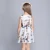 Import Wholesale silk linen mother daughter dresses europe sleeveless tank flower print summer fashion family matching clothes from China