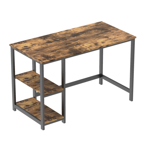 Wholesale  Wooden Home Laptop Desktop Desk Table With Shelves