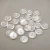 Import Wholesales free sample round  2 holes 4 holes transparent polyester resin sewing button from China