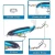 Import Whopper Popper  Topwater Fishing Lure Artificial Bait Hard Plopper Soft Rotating Tail Fishing Tackle Hooks from China