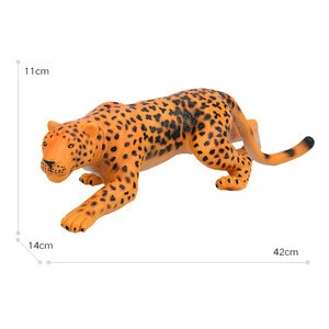 Wild Forest Animal Set Mini Plastic leopard Toys