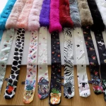 winter women faux rabbit fur scarf