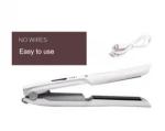 Wireless Hair Straighteners Flat Iron Fast Heating Ceramic Hair Curler Curling Straightener Irons Usb Charger styling tools