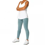 women  fitness v neck camisole yoga tank top t back athletic sports round hem singlet custom brand cute ladies muscle tee