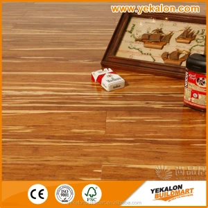 Wood grain tiger wood 15mm solid bamboo flooring