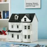 Wooden Kids Toys Cinderella Dollhouse Buy Online China Wooden Furniture Toys