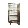 Work-Shop  Foldable Cargo Storage Cage Trolley With Wheel