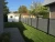 Import wpc and steel fence synthetic construction wood plastic composite fence from China