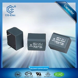 X2 MPX/MKP capacitor with ac current capacitor