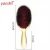 Yaeshii hot sell boar bristle big gold and silver plastic chromeplated hair massage comb scalp paddle with air bag hair brush