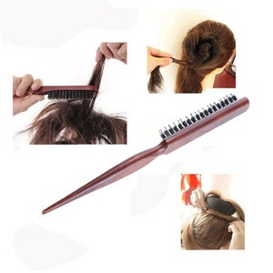 Yaeshii Teasing Back Hair Brushes Plastic Slim Line Comb Hair brush Extension Hairdressing Styling Tools