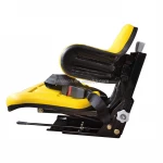 Yellow PVC Harvester Driver Seat From Jiamei Seating