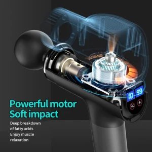 Yixuan 10 speed Brushless Motor Deep Tissue Massage Gun Relax Muscle Sport Machine Body Massager Vibration Massage Gun