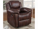 YR8063 Modern leather living room furniture popular recliner sofa set