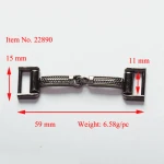Zinc Alloy Buckle Hardware Accessories For Women Shoes