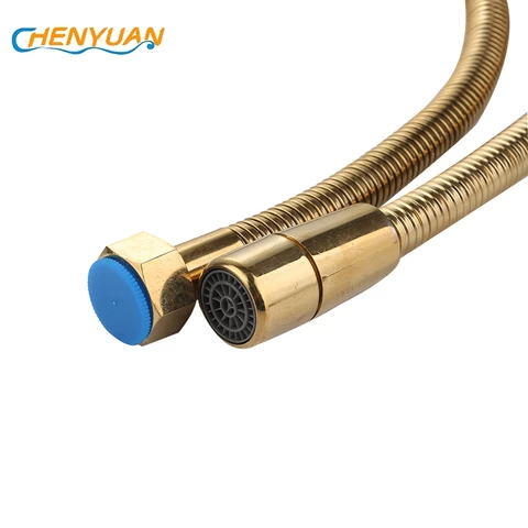 Zirconium gold 304 stainless steel shower hose shower tube