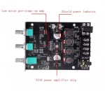 ZK-502T TPA3116D2 Subwoofer Audio amplifier module board 2 channel amplifier board  Audio Stereo Amplifier Board 2*50W Bass AMP