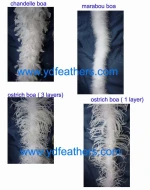 South africa ostrich feather boa for Garment/Shoes Decoration