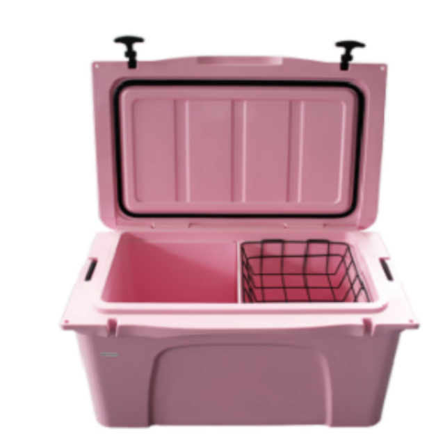 KFFKFF 74 QT Ultra-Light Hard-Sided Ice Chest Cooler Hard Chest Cooler Portable Cooler, Fits 120 - View #5