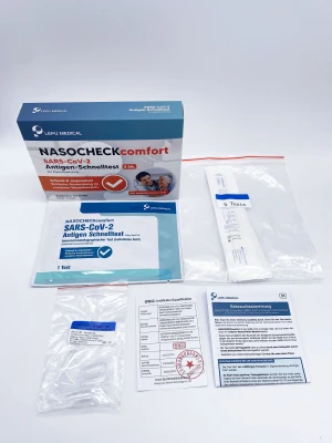 Lepu Medical Nasocheck Comfort Bfarm No Sars Cov 2 Antigen Rapid test kit Colloidal Gold Immunochromatography