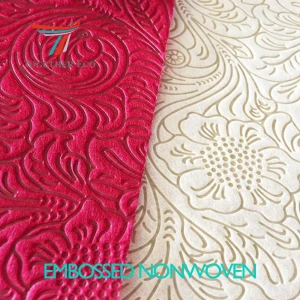 tela no tejida embossed flower wrapping nonwoven fabric supplier