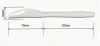 Disposable Small Plastic Knife PP Food Grade Knife